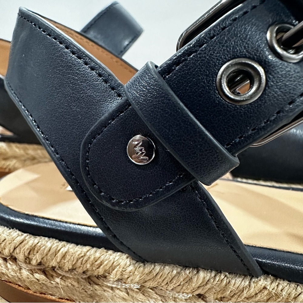 NWT: MATT & NAT SIMONE VEGAN ESPADRILLE SANDALS | sky blue | sz: 38 - Picture 4 of 13